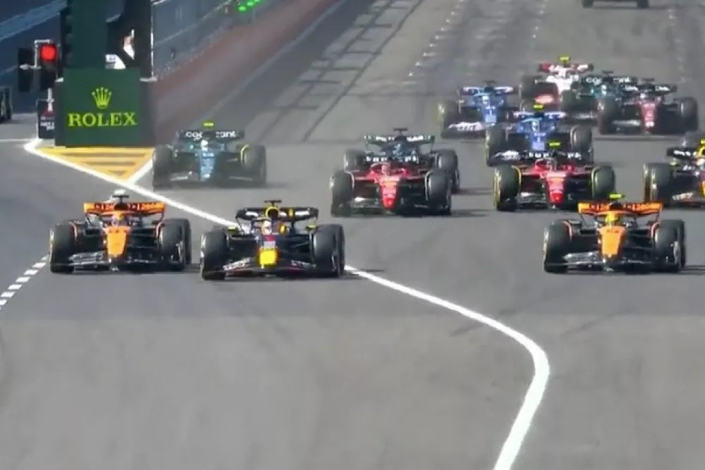 Salida del GP de Japon