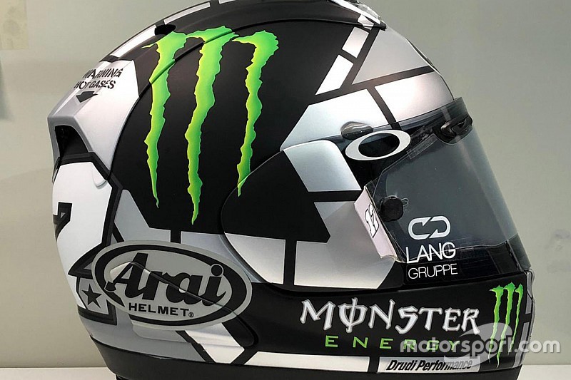 Viñales présente son nouveau casque pour la saison 2019