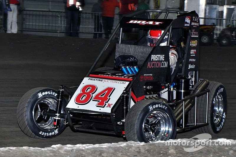 Chili Bowl Chad Boat wins the Race of Champions over Kyle Larson