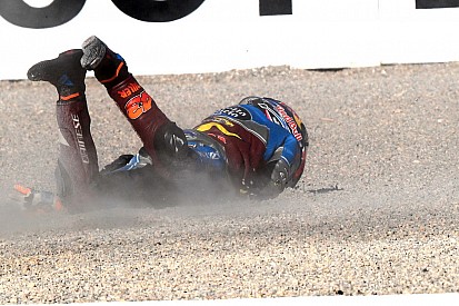 GALERI: Aksi pembalap MotoGP Valencia pada Jumat