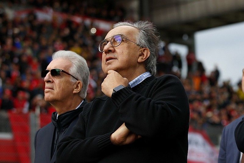 Piero Lardi Ferrari, Ferrari Vice President and Sergio Marchionne, CEO FIAT