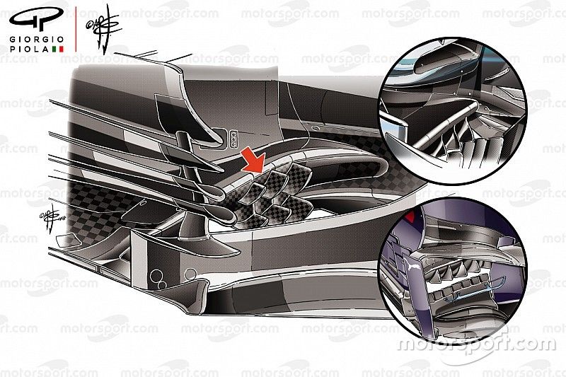 Haas F1 Team VF-18, barcaza
