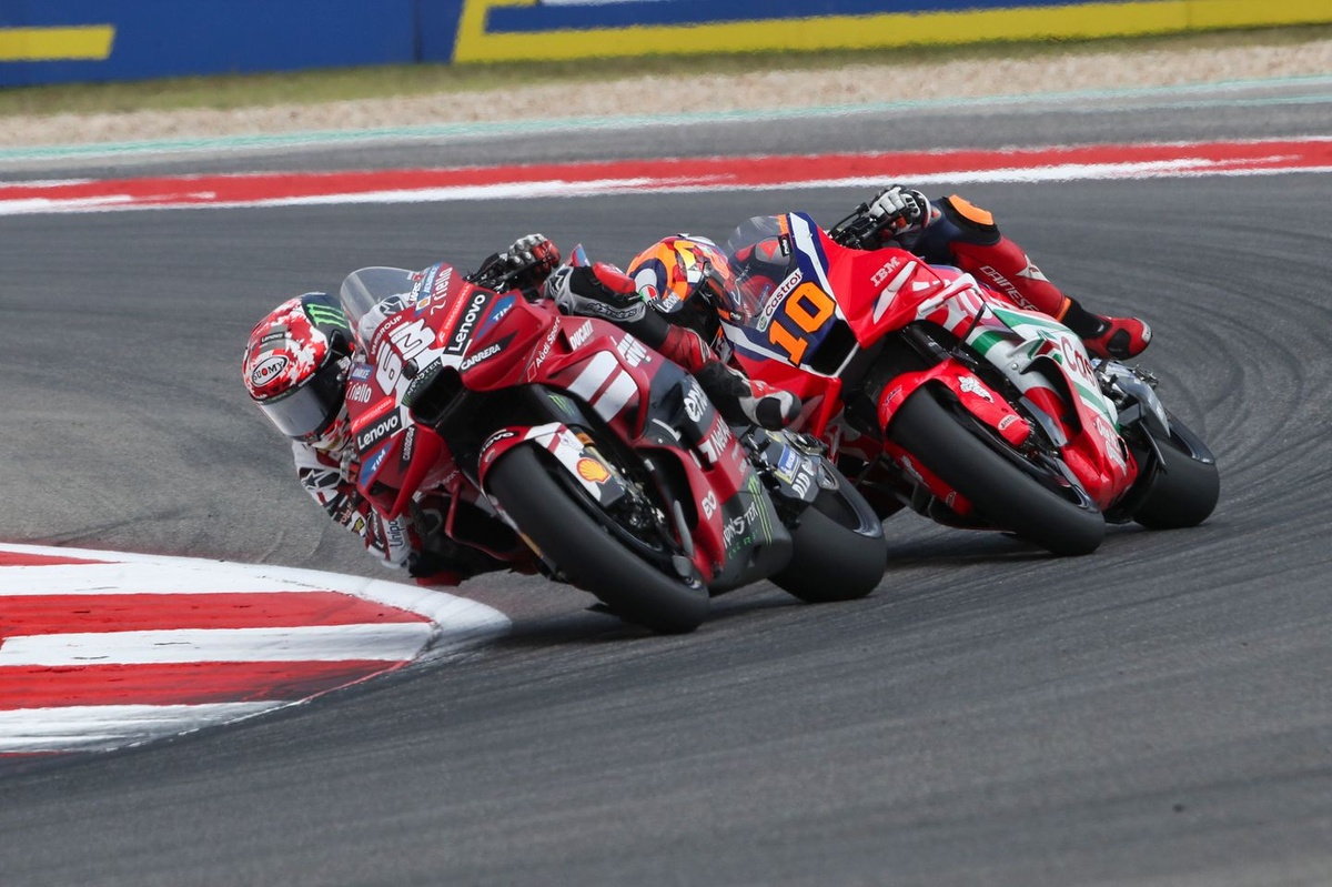 Bagnaia a perdu cinq places en trois tours : "Je ne pouvais rien faire"