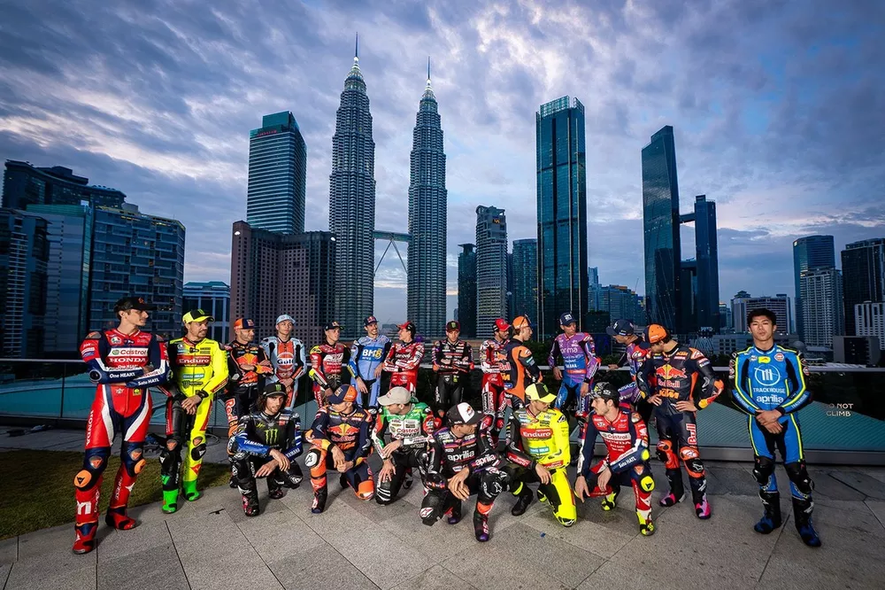 MotoGP riders group photo