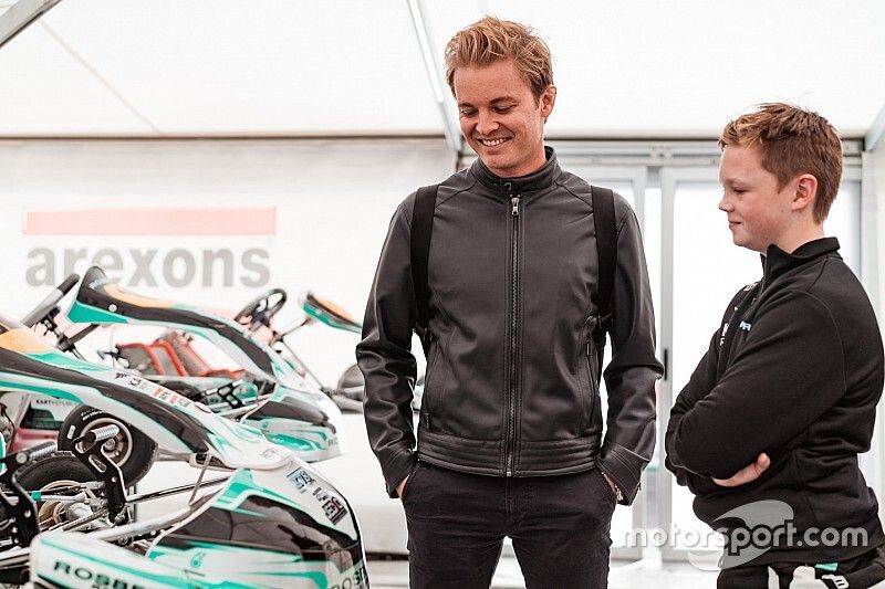 Nico Rosberg and Taylor Barnard