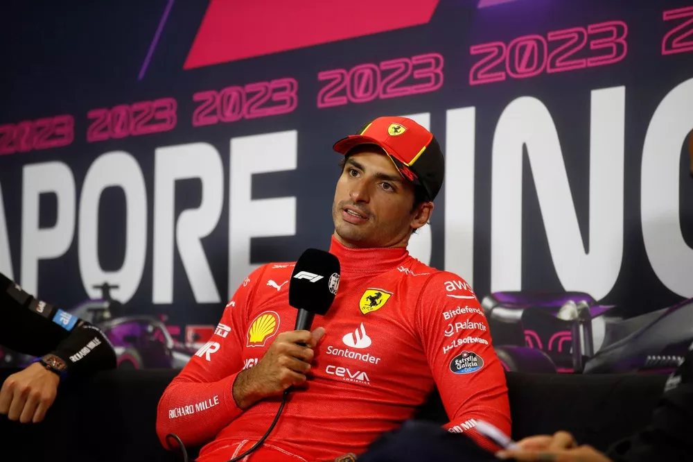 Press Conference with Lando Norris, McLaren Carlos Sainz, Scuderia Ferrari Sir Lewis Hamilton, Mercedes-AMG