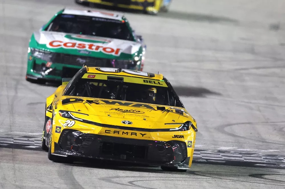 Christopher Bell, Joe Gibbs Racing Toyota; Brad Keselowski, RFK Racing Ford