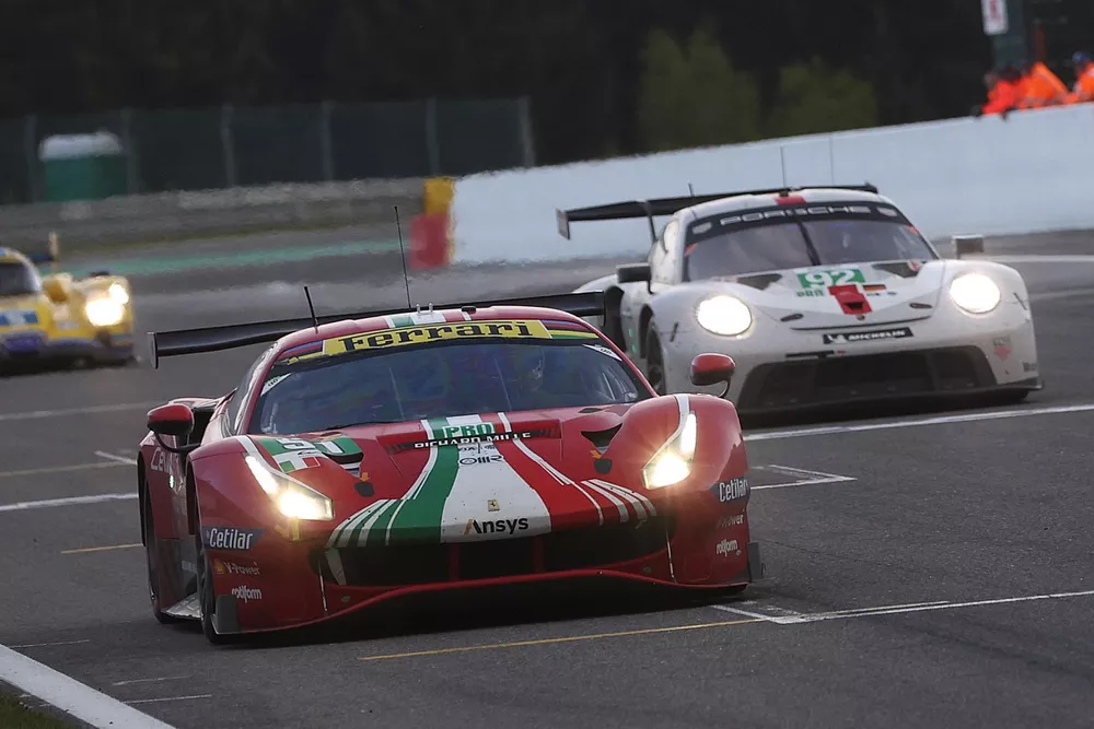 #51 AF Corse Ferrari 488 GTE Evo LMGTE Pro of Alessandro Pier Guidi, James Calado 