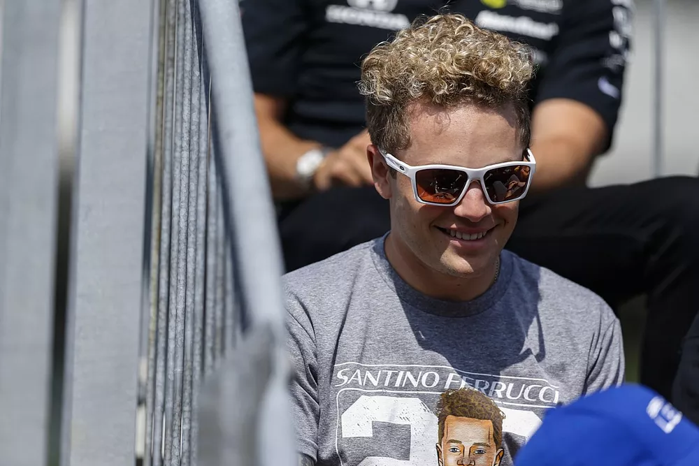 Santino Ferrucci, Dreyer & Reinbold Racing Chevrolet, Drivers' Meeting