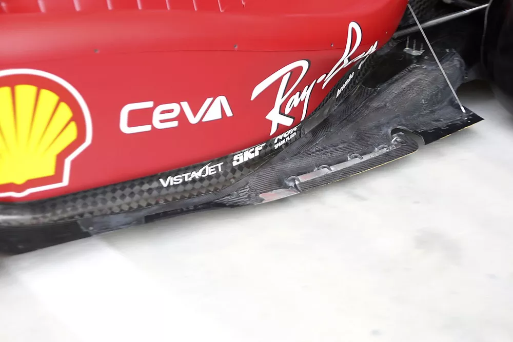 Suelo del Ferrari F1-75