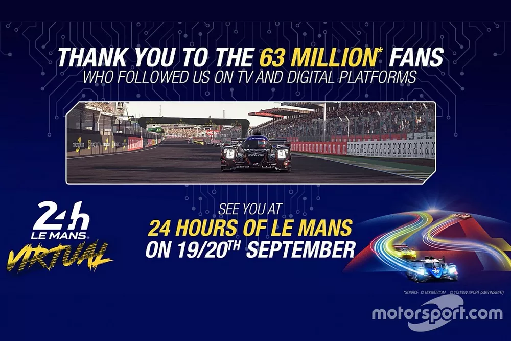 Remerciements 24 Heures du Mans virtuelles