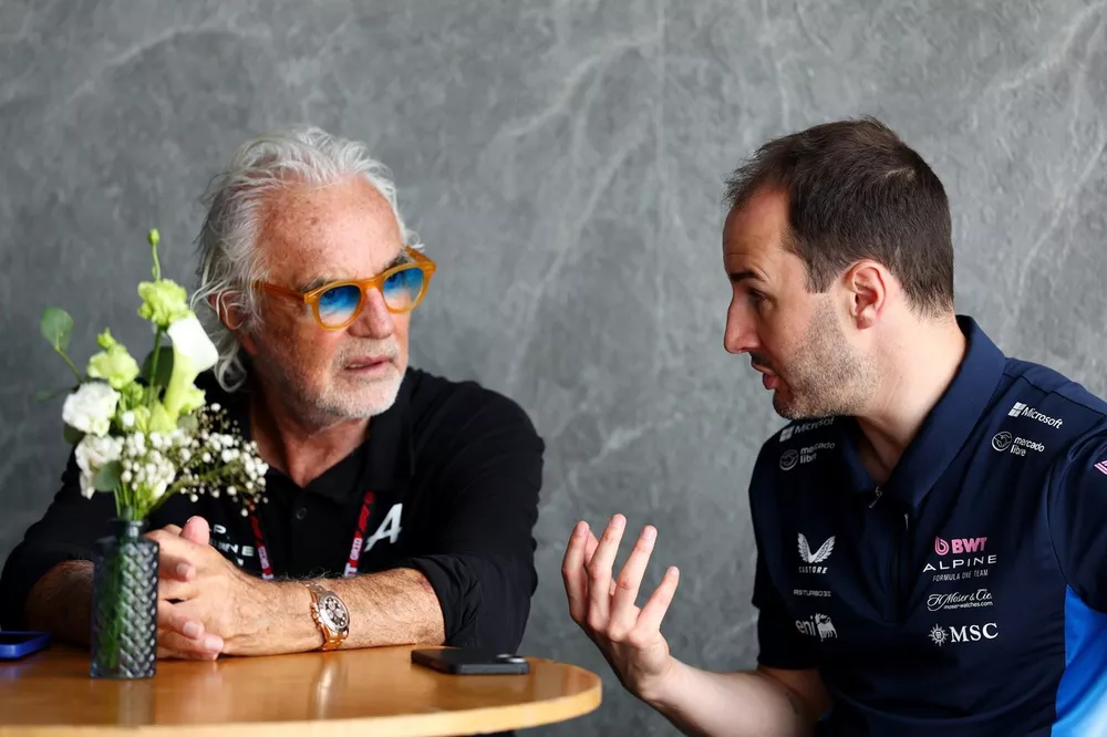 Oliver Oakes, Alpine, Flavio Briatore, consultant ex&eacute;cutif d'Alpine F1