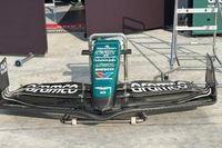 El nuevo aler&oacute;n delantero de Aston Martin F1 para Monza