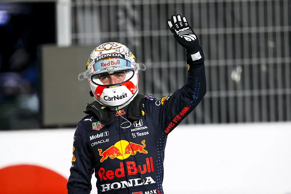 Segundo puesto Max Verstappen, Red Bull Racing