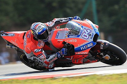 Brno MotoGP: Dovizioso leads Ducati 1-2 in warm-up