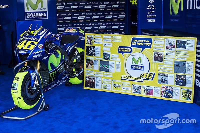 The bike of Valentino Rossi, Yamaha Factory Racing