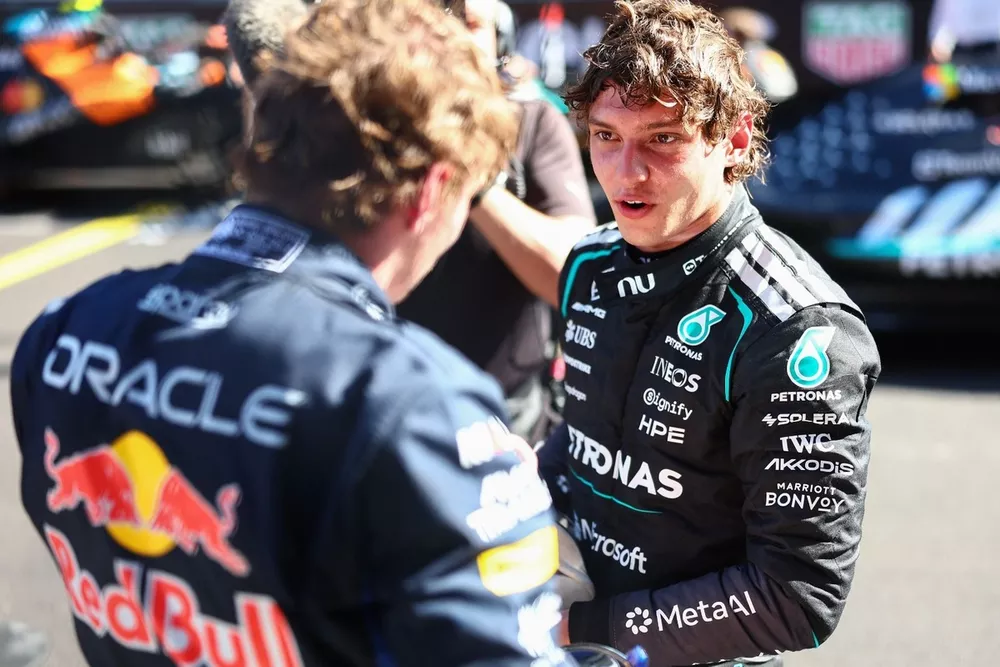 Antonelli reveals he still learns from Verstappen's racecraft