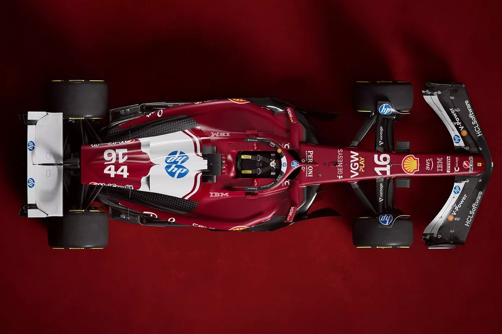 【パーツ確認済み】 2025 1/20 S-F1 SF-25 フェラーリ フェラーリ、2025年マシンのカラーリングを発表。新車SF-25のフロント
