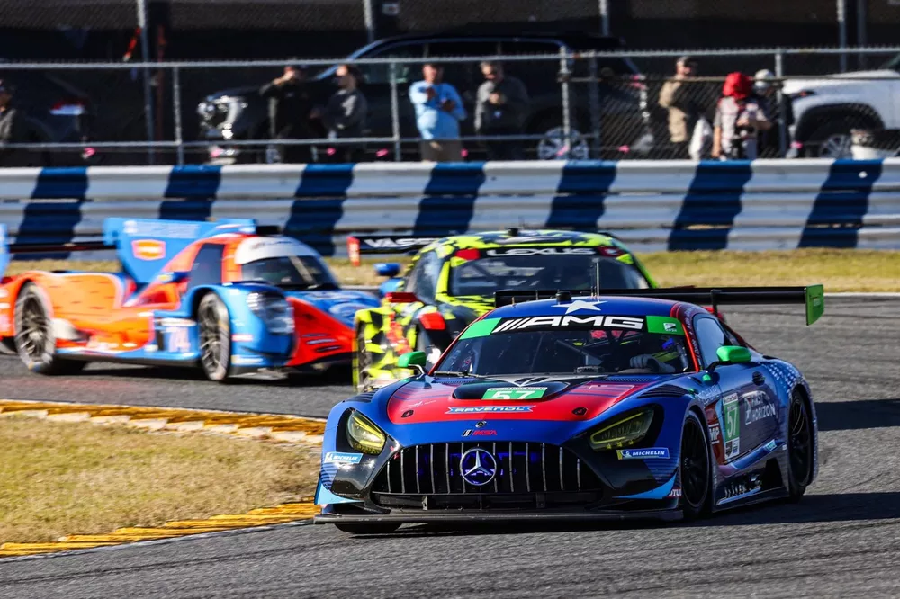 #57 Winward Racing Mercedes-AMG GT3: Russell Ward, Philip Ellis, Indy Dontje, Lucas Auer