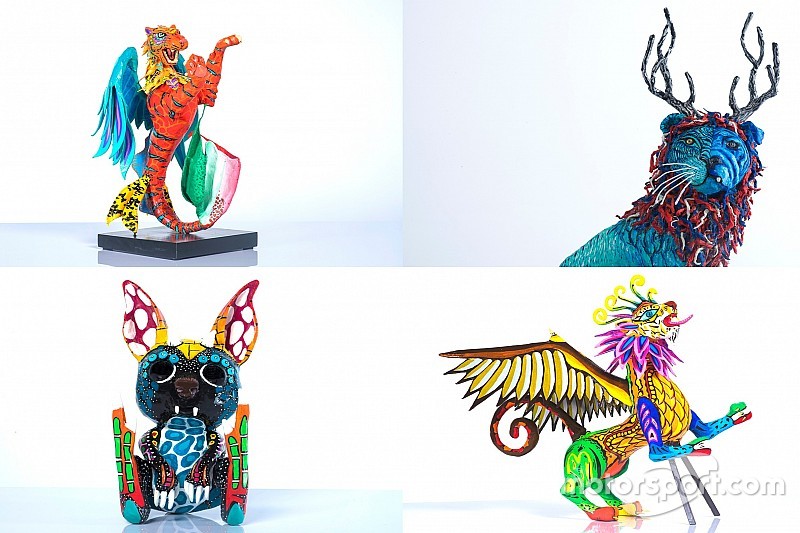 GALERÍA: los alebrijes de los pilotos para el GP de México
