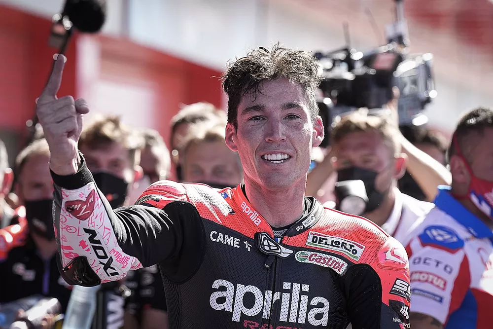 Race winner Aleix Espargaro, Aprilia Racing