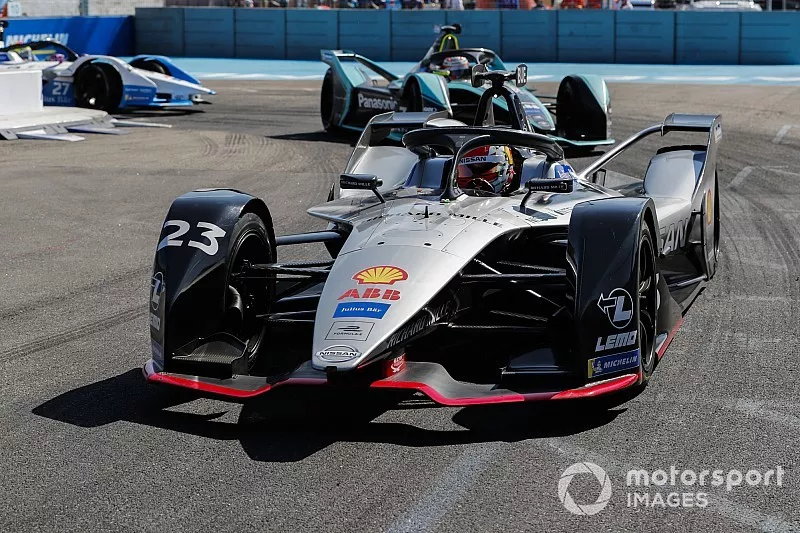 S&eacute;bastien Buemi, Nissan e.Dams, Nissan IMO1 Alex Lynn, Panasonic Jaguar Racing, Jaguar I-Type 3, Alexander Sims, BMW I Andretti Motorsports, BMW iFE.18 