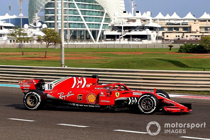 Abu Dhabi, Test Pirelli, Giorno 2: Leclerc ancora al top con la Ferrari. Problemi per Giovinazzi