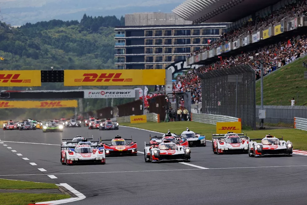 Le d&eacute;part des 6H de Fuji