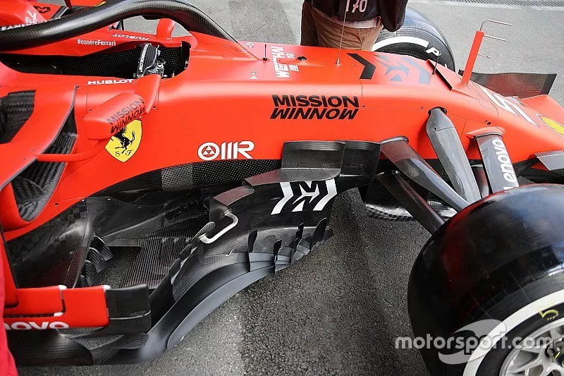 Detalle t&eacute;cnico de Ferrari