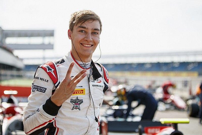 El poleman: George Russell, ART Grand Prix