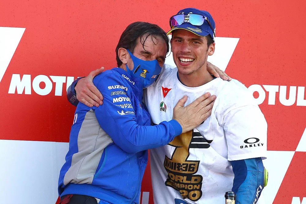 Davide Brivio, Joan Mir, Team Suzuki MotoGP