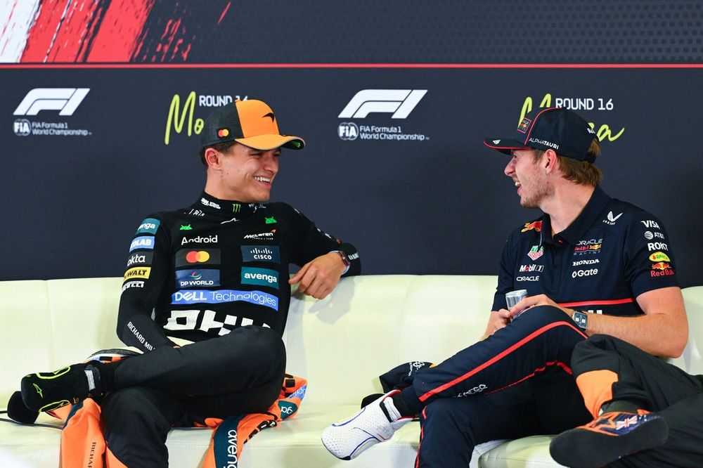 Lando Norris, McLaren, Max Verstappen, Red Bull Racing