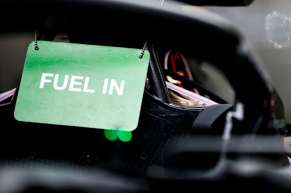 Se&ntilde;al de combustible de Haas F1