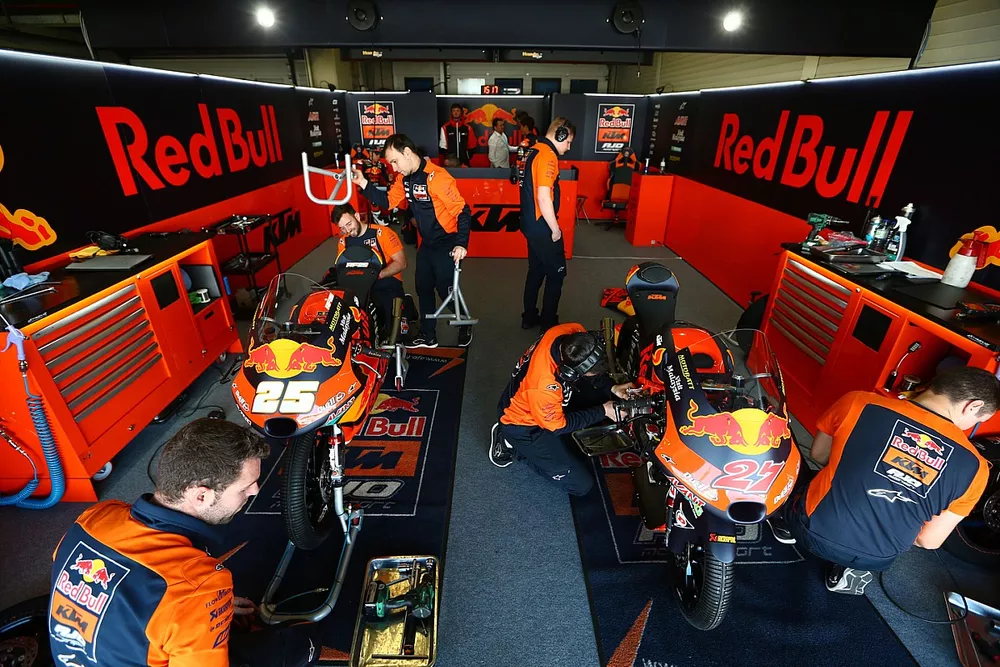 Red Bull KTM garage