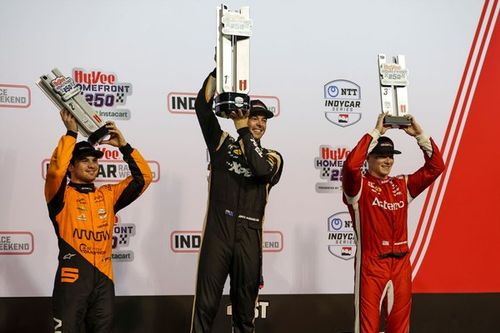 IndyCar: McLaughlin gana seguido de O'Ward en Iowa Speedway