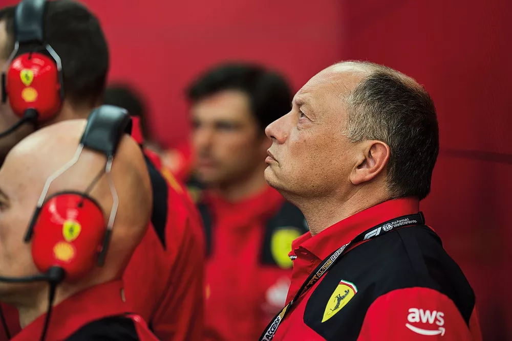 Frederic Vasseur, Director del equipo y Director General de la Scuderia Ferrari