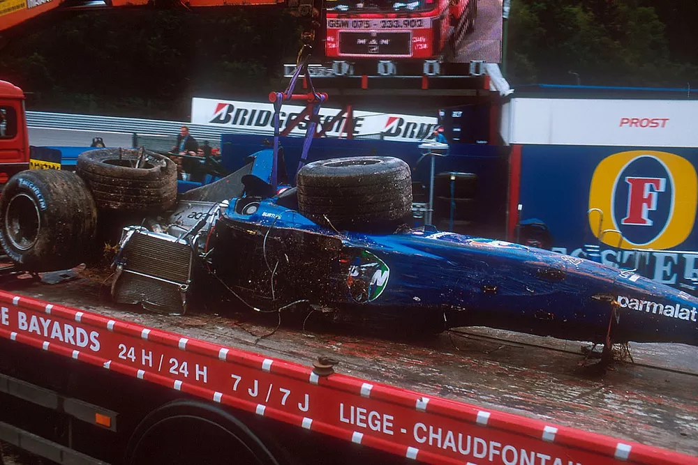 Luciano Burti, Prost AP04 chassis na het ongeval