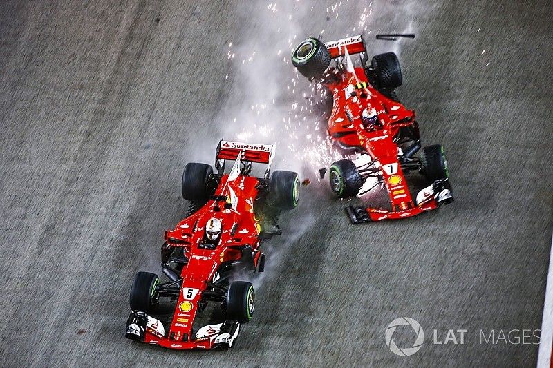 ビルヌーブ「シンガポールでのクラッシュはベッテルの責任」と語る