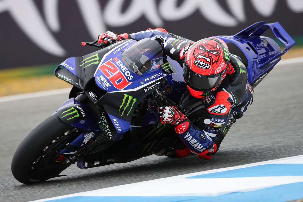 Quartararo démuni à Jerez : "On fait les mêmes temps qu'il y a 6 ans"