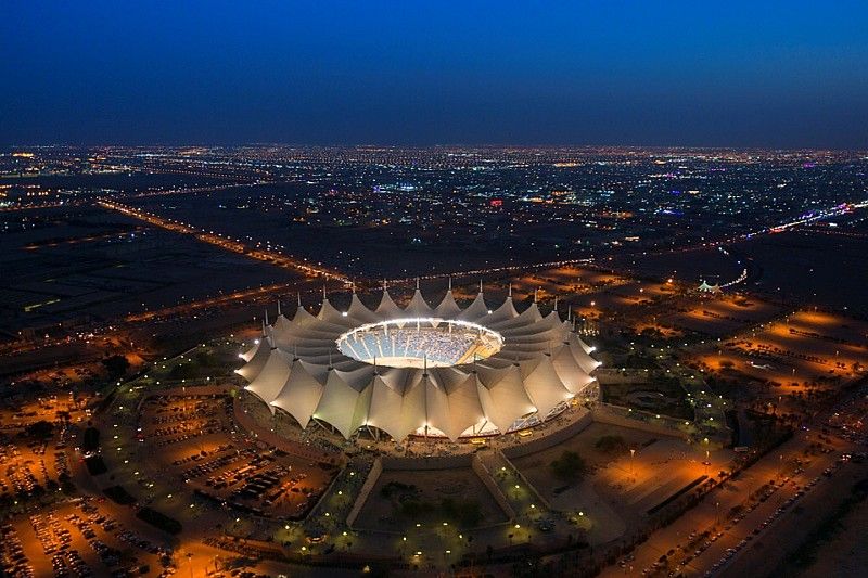 Estadio Internacional Rey Fahd en Riad, Arabia Saudita