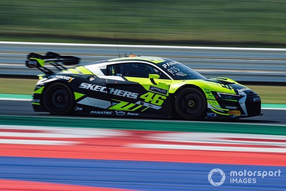 #46 Team WRT, Audi R8 LMS evo II GT3: Valentino Rossi, Fr&eacute;d&eacute;ric Vervisch 