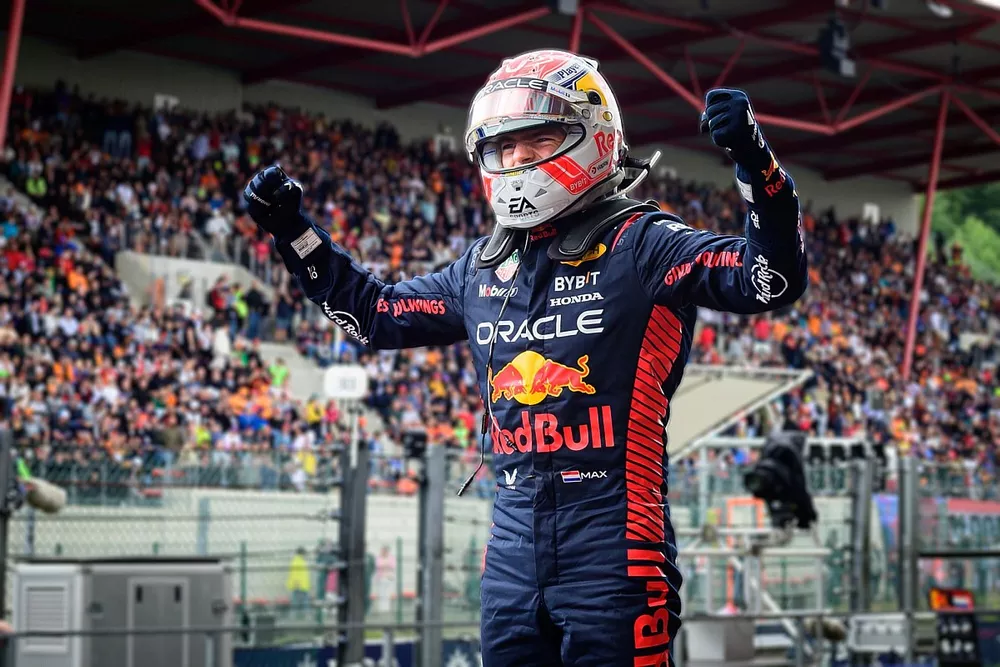 Ganador Max Verstappen, Red Bull Racing RB19