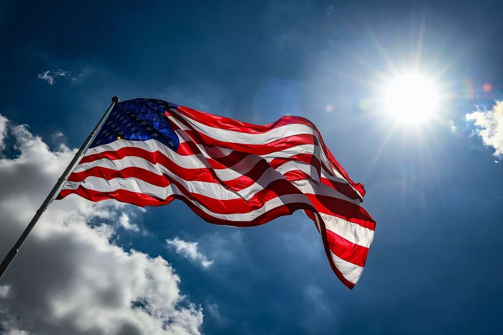 Bandera de los Estados Unidos de Am&eacute;rica
