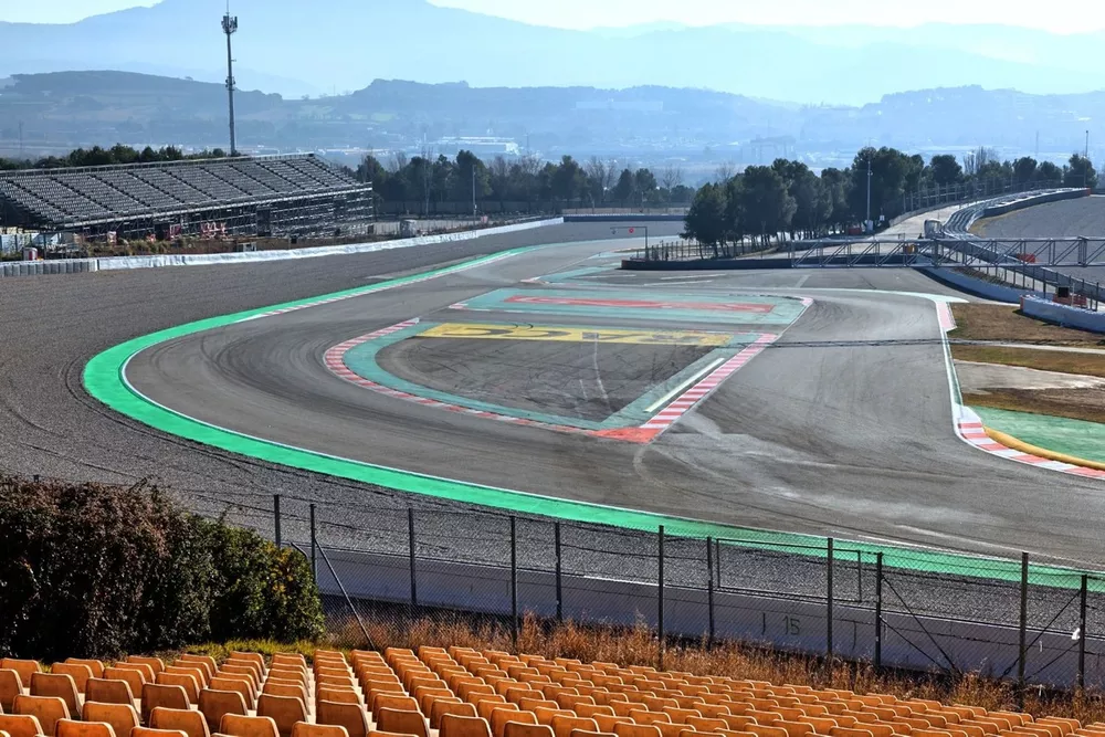 Barcelona circuit, chicane overview