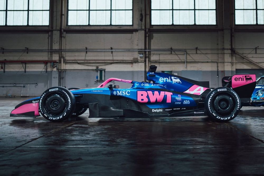 Decoraci&oacute;n de Alpine para la F1 2026
