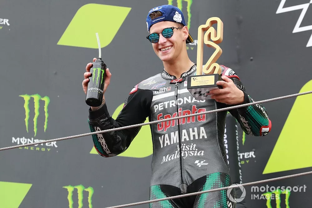 Le vainqueur Fabio Quartararo, Petronas Yamaha SRT