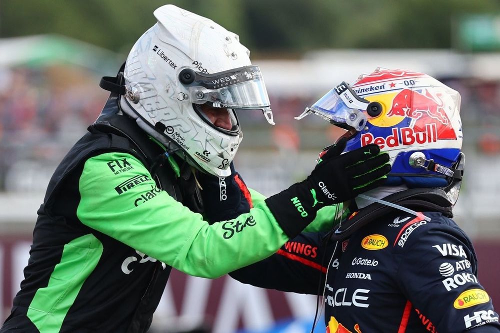 Nico Hulkenberg, Sauber, Max Verstappen, Red Bull Racing