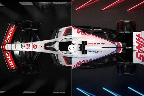 Comparación del monoplaza de Haas 2023 vs. 2022