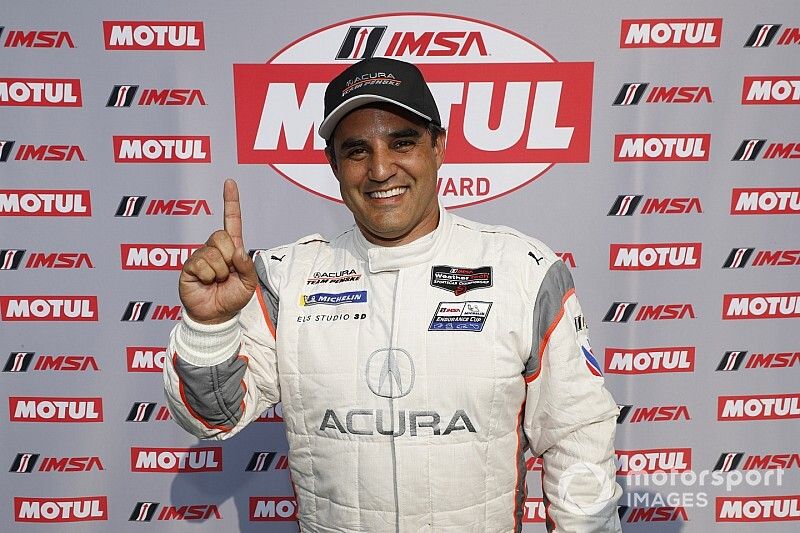 Ganador de la pole #6 Acura Team Penske Acura DPi, DPi: Juan Pablo Montoya
