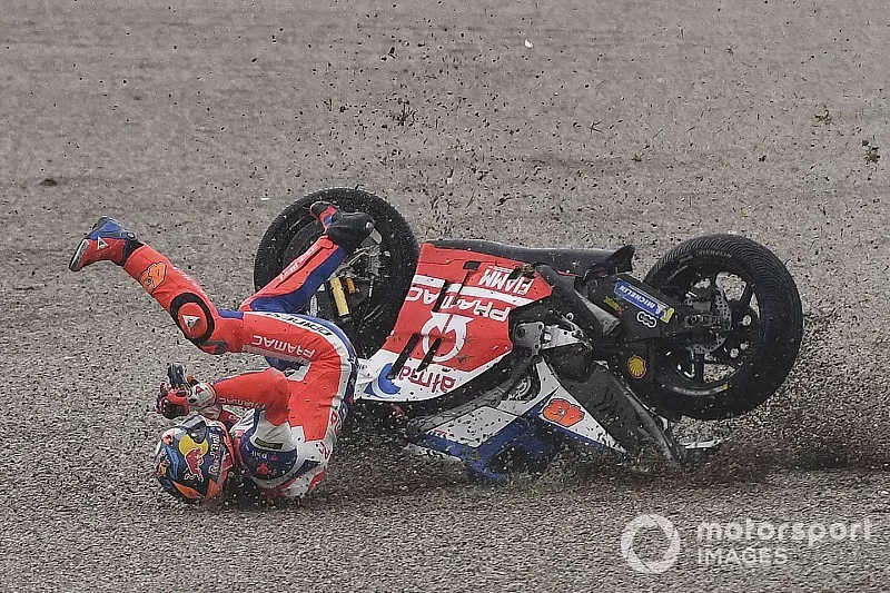 Jack Miller, Pramac Racing crash